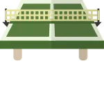Table Tennis Table SVG Icon